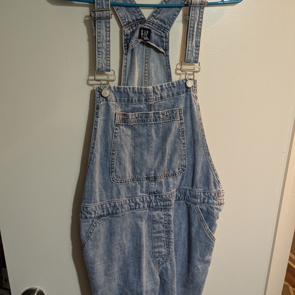 GAP Denim Overall Shorts Womens Large